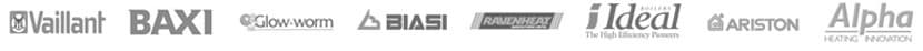 Vaillant, Baxi, Glow-worm, Biasi, Ravenheat, Ideal, Ariston and Alpha boilers